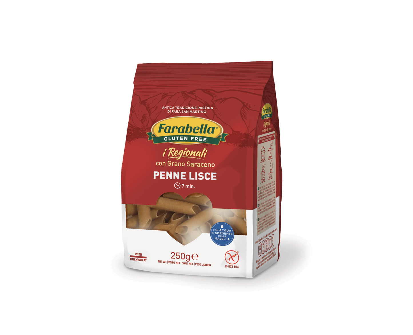 Glatte Penne mit Buchweizen