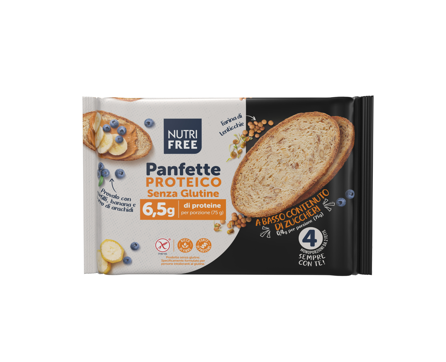 Panfette Proteico – Protein Toastbrot